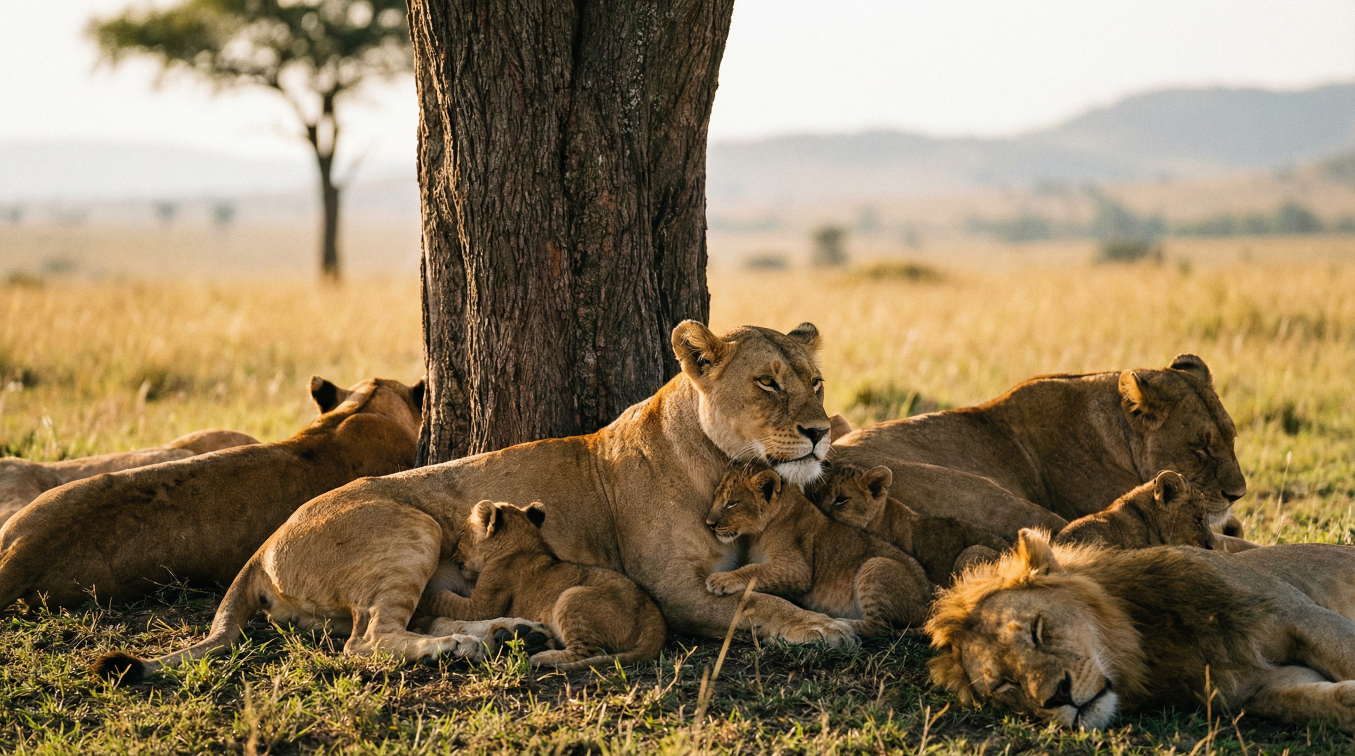 肉视频视频：非洲狮群纪录片